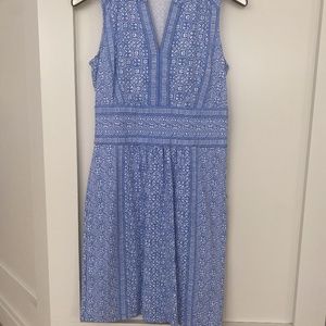 J. McLaughlin blue dress